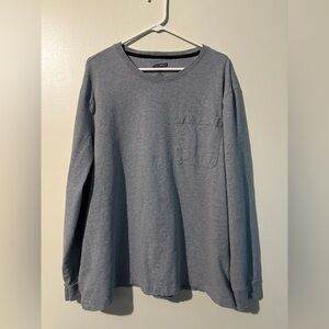 Duluth Trading 40 Grit Pocket T-Shirt Men’s Size 2XL Gray Cotton Long Sleeve